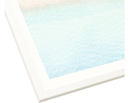 Ingelijste afbeelding met abstract aquarelmotief