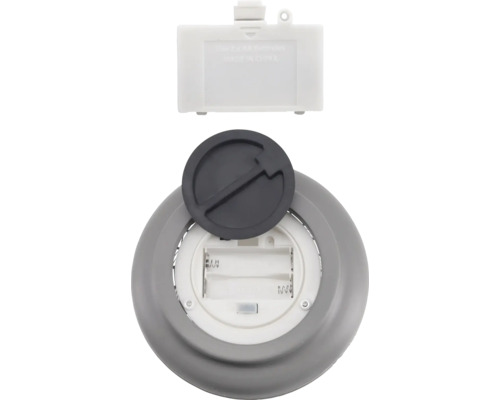 Batterijcompartiment van een lamp