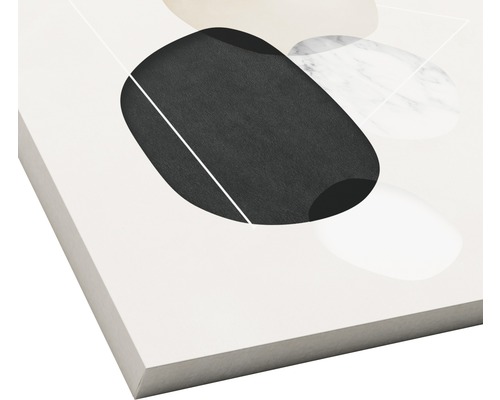 Abstracte wanddecoratie met geometrische vormen