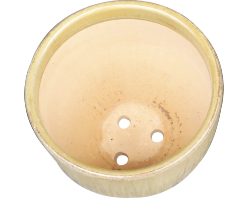 Bloempot van keramiek met drainagegaten