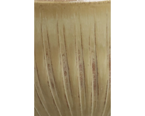 Detailopname van een plantenbak met ribbelpatroon