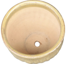 Keramische bloempot met drainagegat, bovenaanzicht