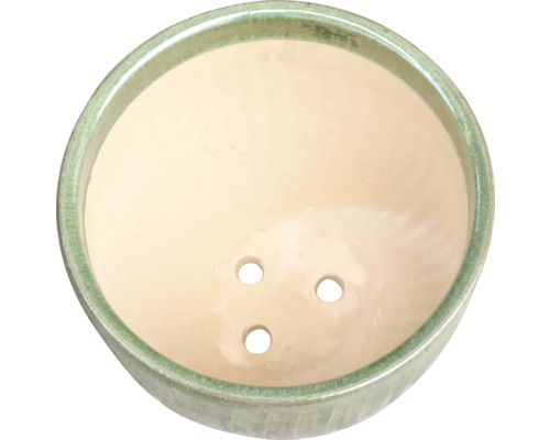 Keramische bloempot onderschaal met drainagegaten