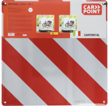 Waarschuwingsbord 2-in-1, rood-witte strepen