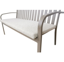 Tuinbank met armleuningen en zitkussen