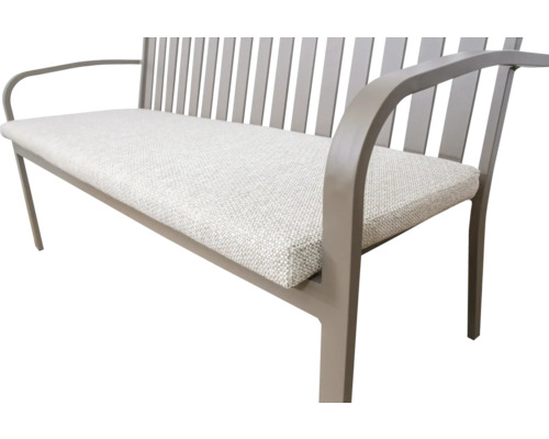 Tuinbank met armleuningen en zitkussen