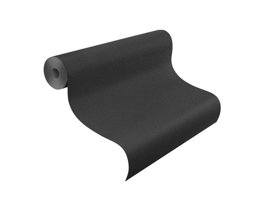 Rol zwart ruwe vezelbehang