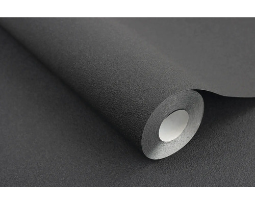 Rol zwart structuurbehang