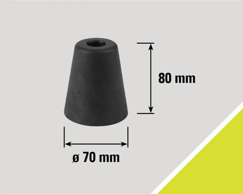 Beschermkap, diameter 70 mm, hoogte 80 mm