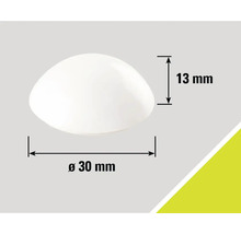 Afdekking, 30 mm diameter, 13 mm hoogte