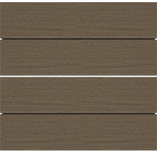 Terrasplanken van houtcomposiet in detail