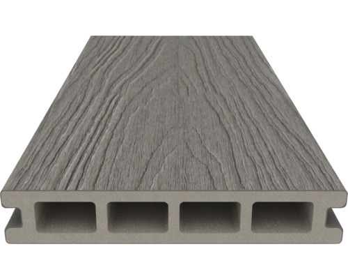 Terrasplank van composietmateriaal met houtstructuur