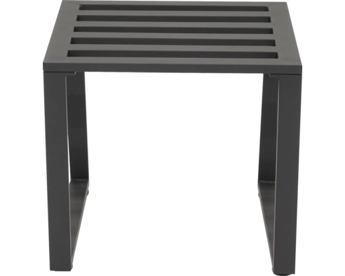 Metalen kruk met lattenbodem