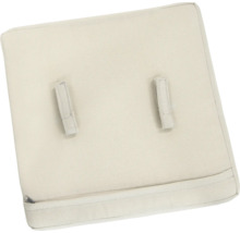 Vierkant zitkussen met twee bevestigingsbanden