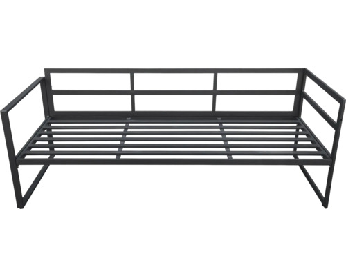 Metalen bedframe met lattenbodem