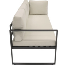 Tuinbank met metalen frame en bekleding