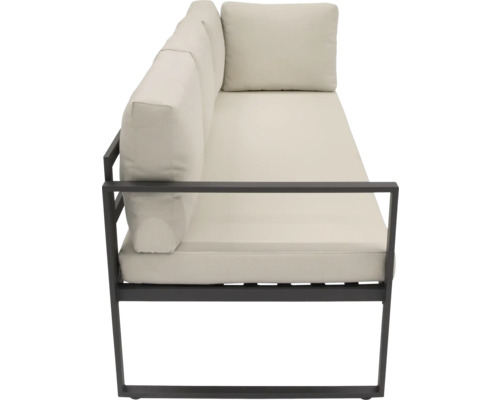 Tuinbank met metalen frame en bekleding