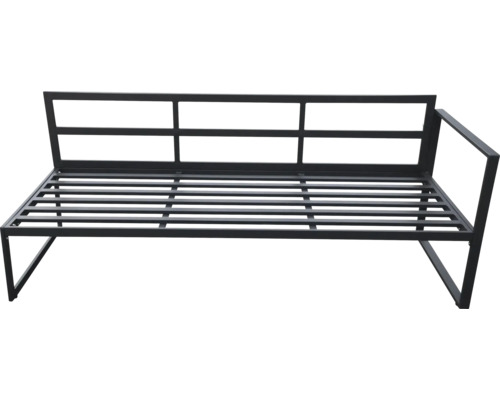 Metalen tuinbank met lattenbodem voor buiten