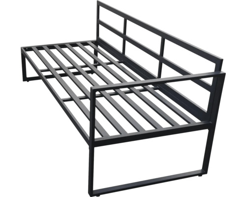 Metalen bedframe met lattenbodem