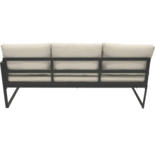 Tuinbank met metalen frame en kussens