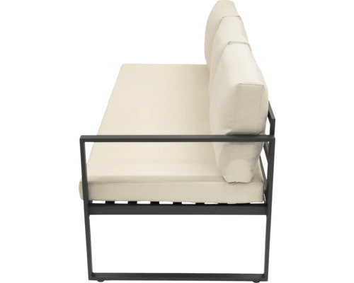 Tuinstoel met metalen frame en stoffering