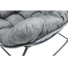 Detailopname van kussen zitting papasanstoel