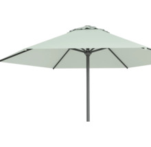 Vierkante parasol met middenmast