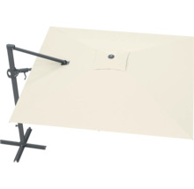 Vrijhangende parasol met metalen voet