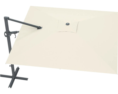 Vrijhangende parasol met metalen voet