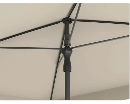 Detailopname van een parasol met frame