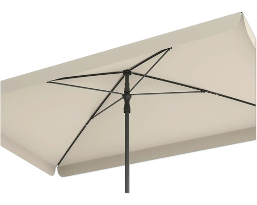 Rechthoekige parasol met frame