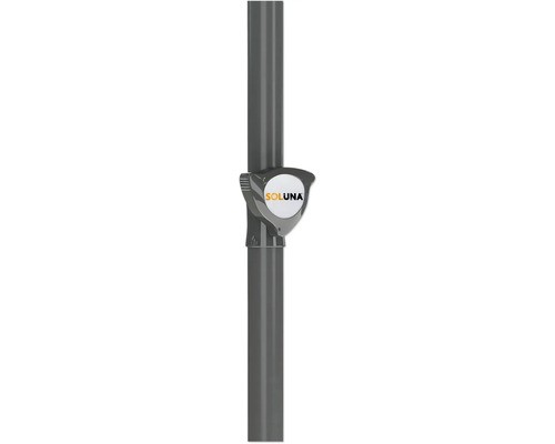 Soluna Logo op een grijze mast