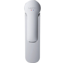 Laufen Logo op een waterkraan