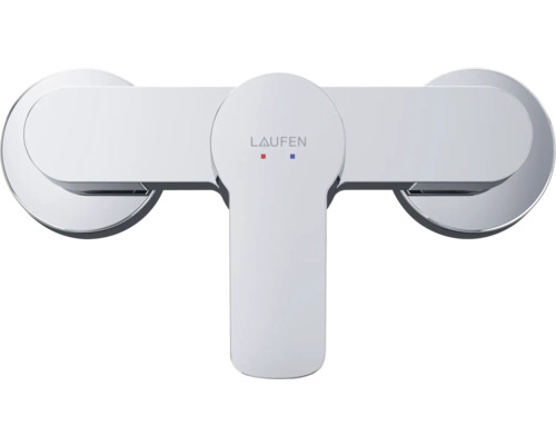 Laufen Logo op een kraan