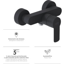 Zwarte wastafelkraan van Laufen