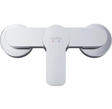 Laufen Logo op een kraan