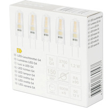 Verpakking LED lampen G4, 5 stuks
