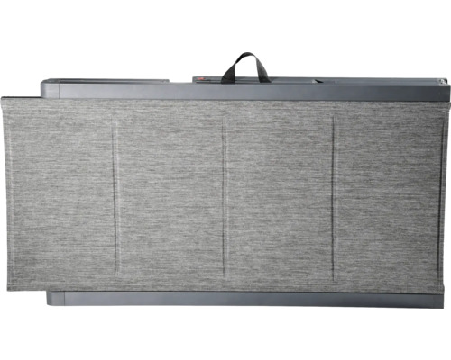 Rolgordijn met stofstructuur en handgreep