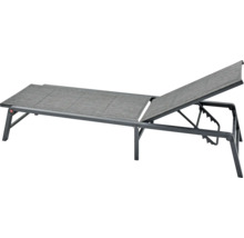 Verstelbare ligstoel met textileen bekleding