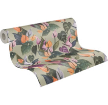 Behangrol met plantenmotief