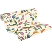 Rol behang met bloemmotief