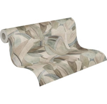 Behangrol met bladerpatroon