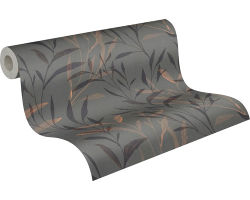 Behangrol met bladerpatroon