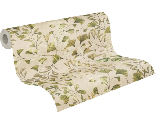 Behangrol met plantenmotief