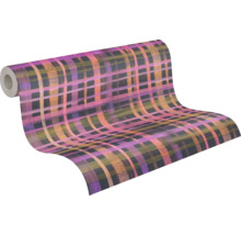 Rol behang met ruitpatroon