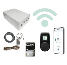Huum besturingseenheid met accessoires en smartphone-app voor temperatuurregeling