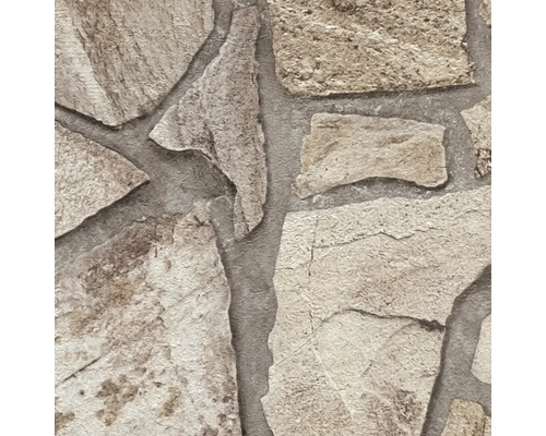 Detailopname van een behang met steenmotief