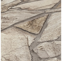 Close-up van een behang met steenmotief