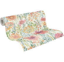 Behangrol met bloemmotief