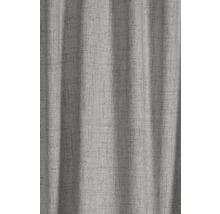 Close-up van een grijs gordijn met textuur